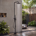 Livia Outdoor Shower · Matte Black