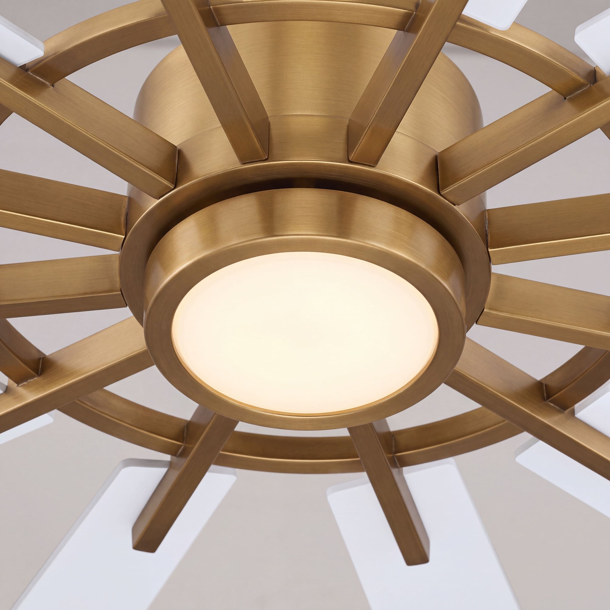 Maverick 72" Ceiling Fan with Light · Reversible Black & White Blades