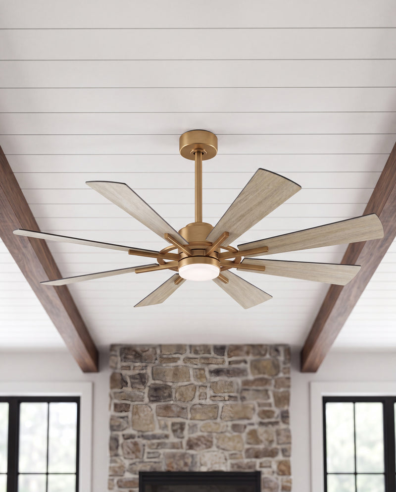 Oretha Gold Windmill Fan 60"