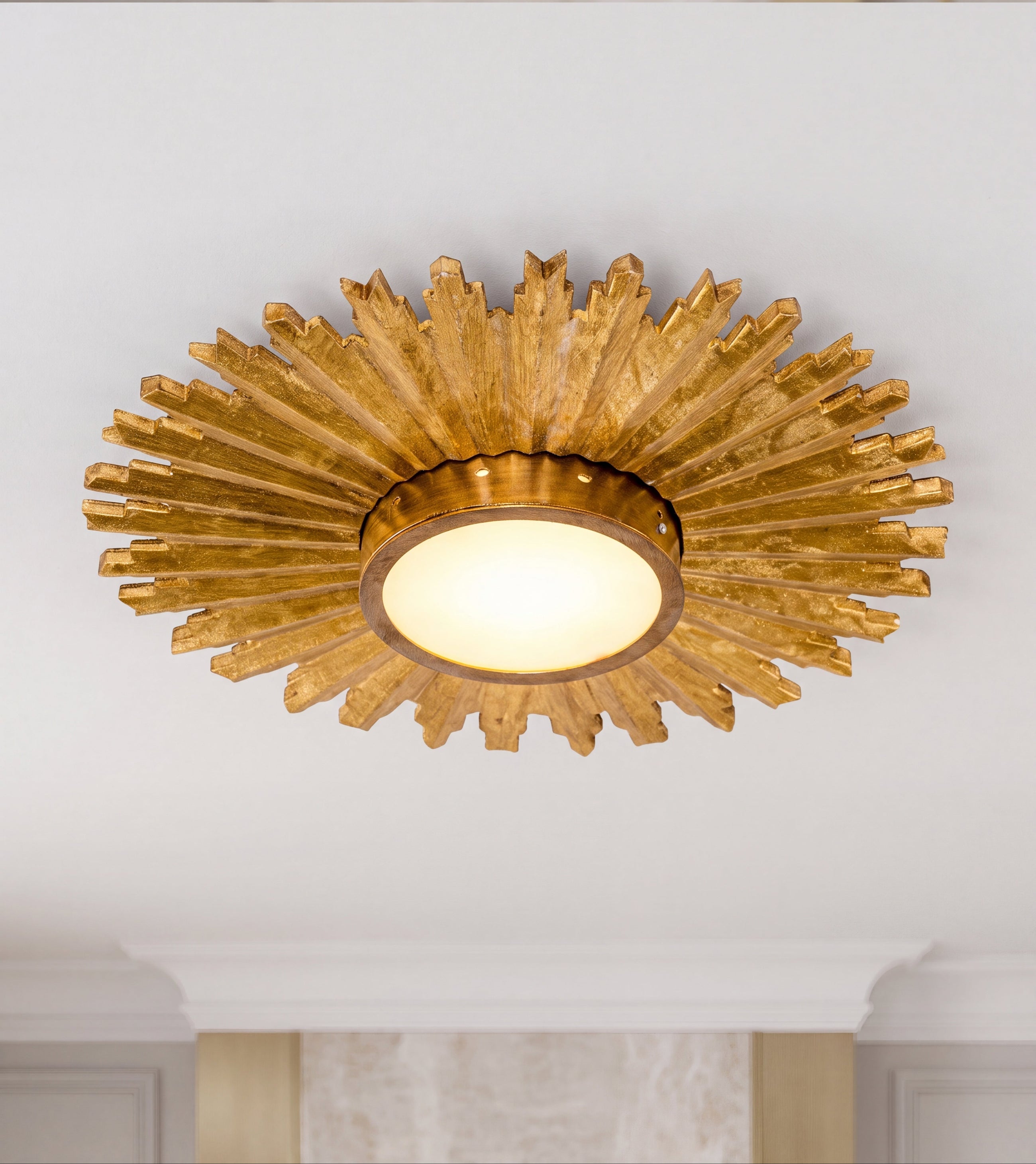 Emira Sunburst Flush Mount Light