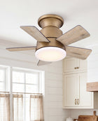 Farmhouse Golden Mini Fan 24"