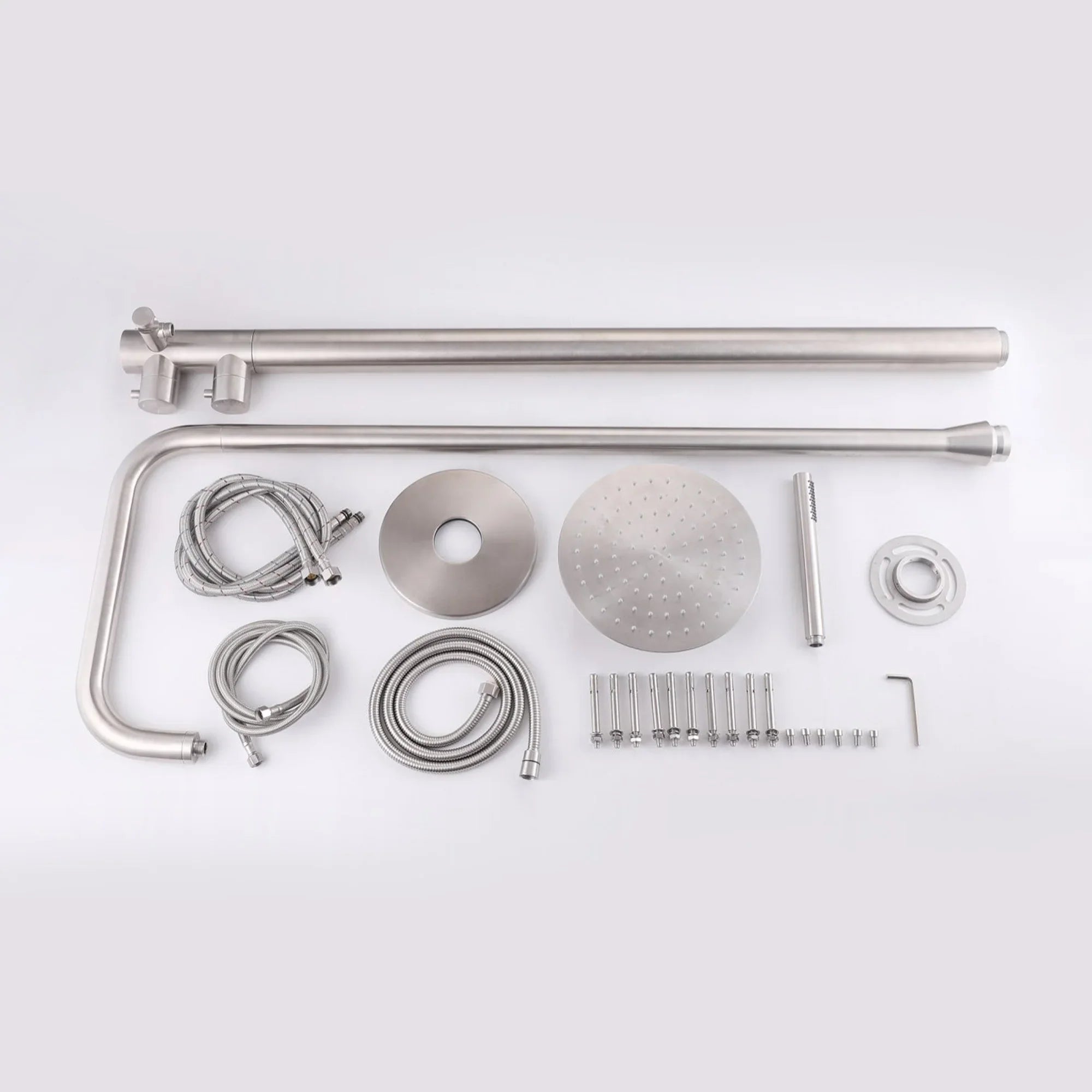 Coast Freestanding Outdoor Shower - Brushed