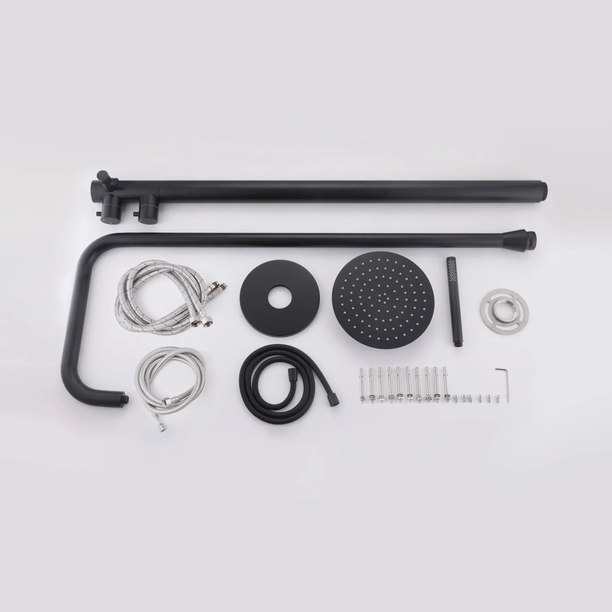 Coast Freestanding Outdoor Shower -Matte Black