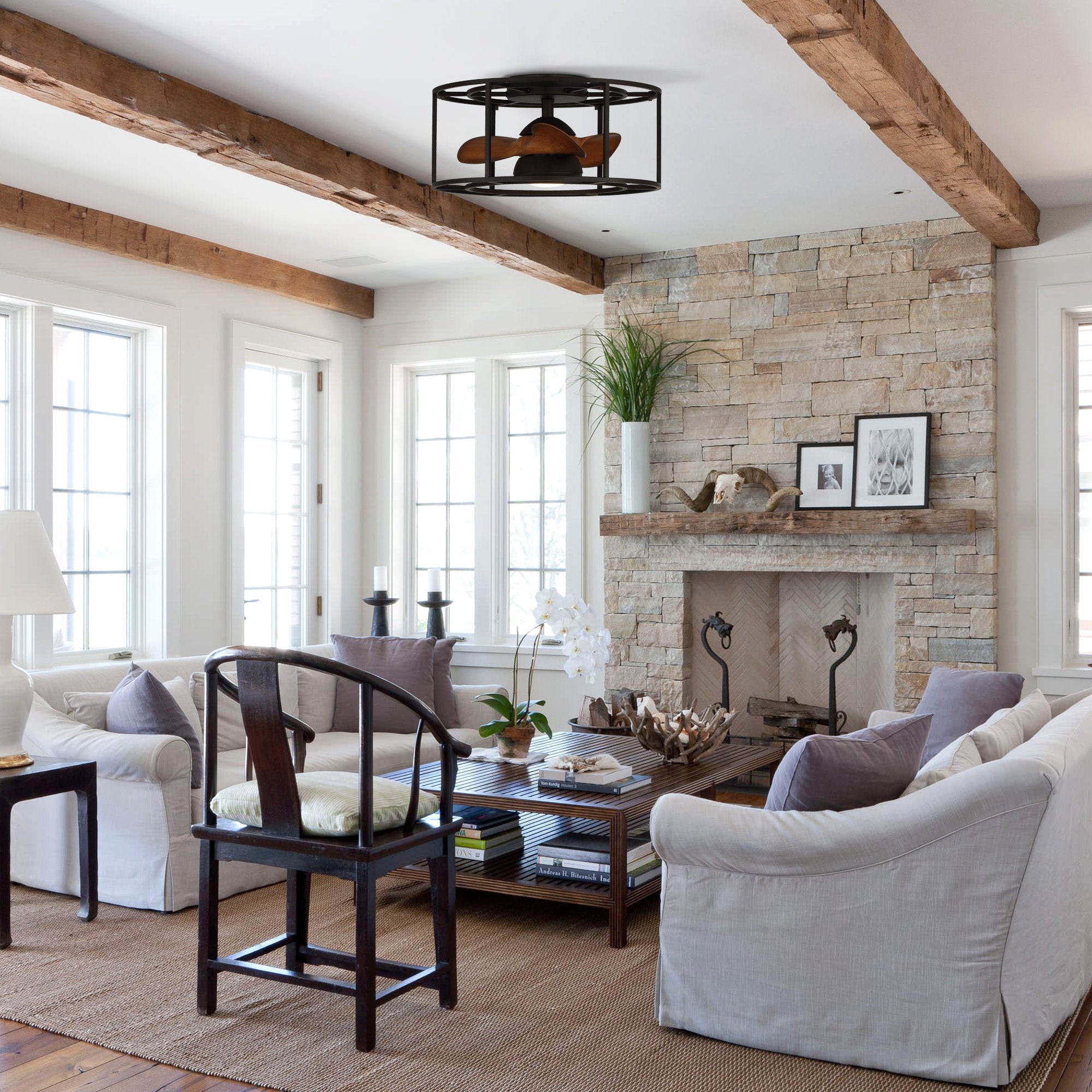 Kanpur Flush Ceiling Fan 20"