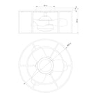 Kanpur Flush Ceiling Fan 20"