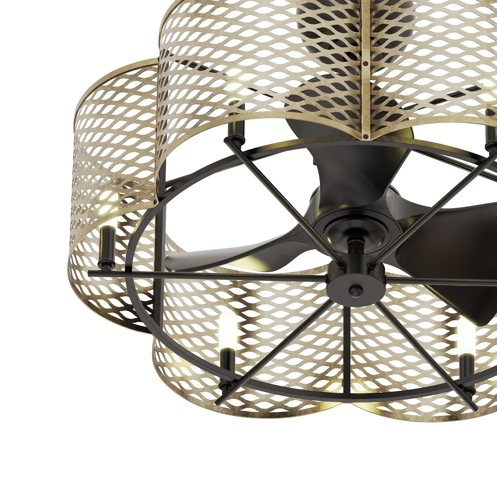 Weave 31" LED Fandelier