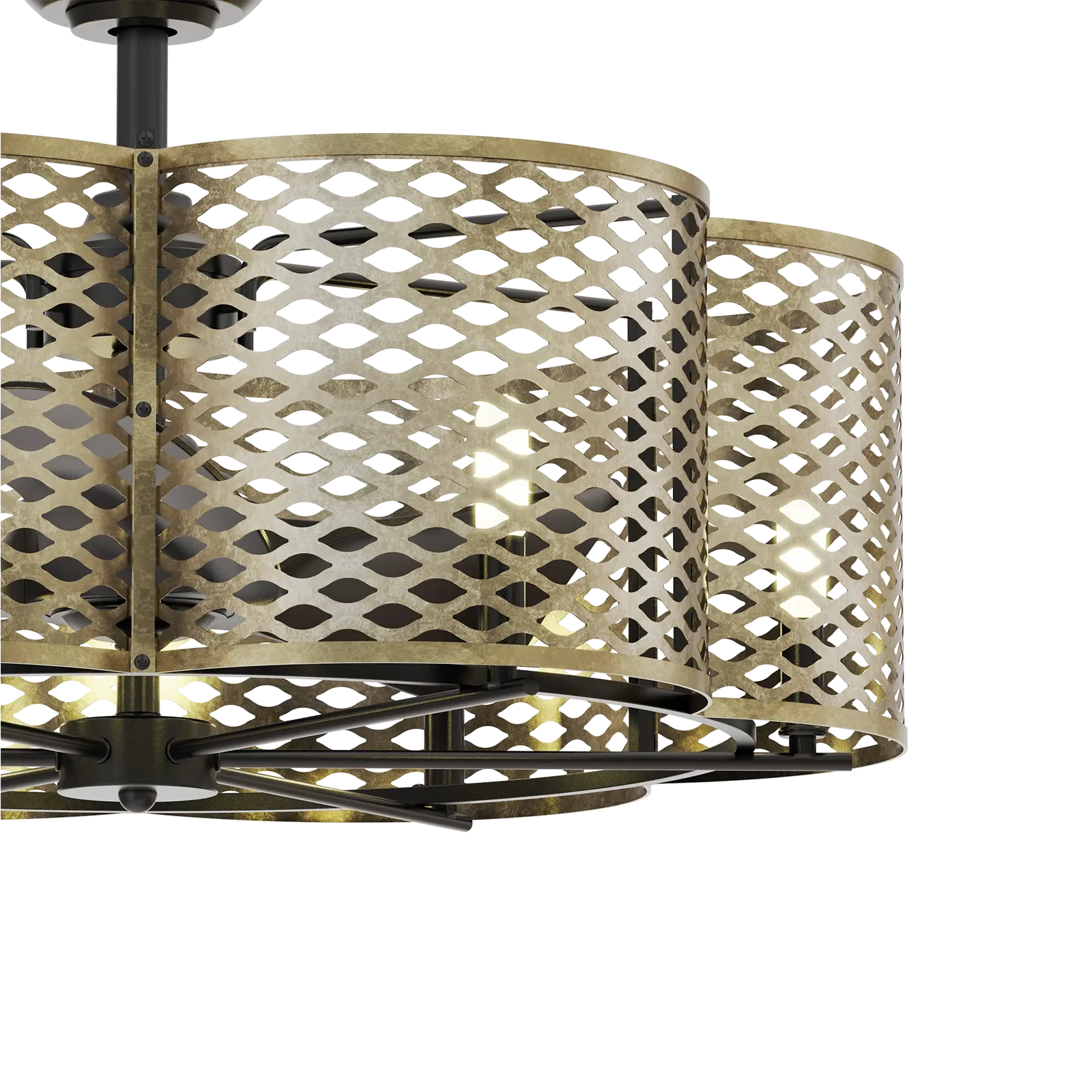 Weave 31" LED Fandelier