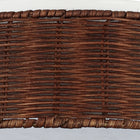 Rattan Weave Flush Mount 17"