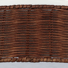Rattan Weave Flush Mount 17"