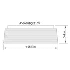 Rattan Weave Flush Mount 17"