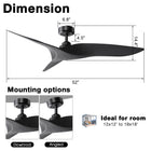 Punjab Ceiling Fan 52"