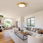 Dana Sunburst Flush Mount 25"