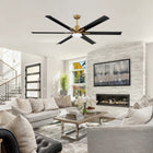 Bankston Ceiling Fan with Light 72B