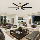 Bankston Ceiling Fan with Light 72B