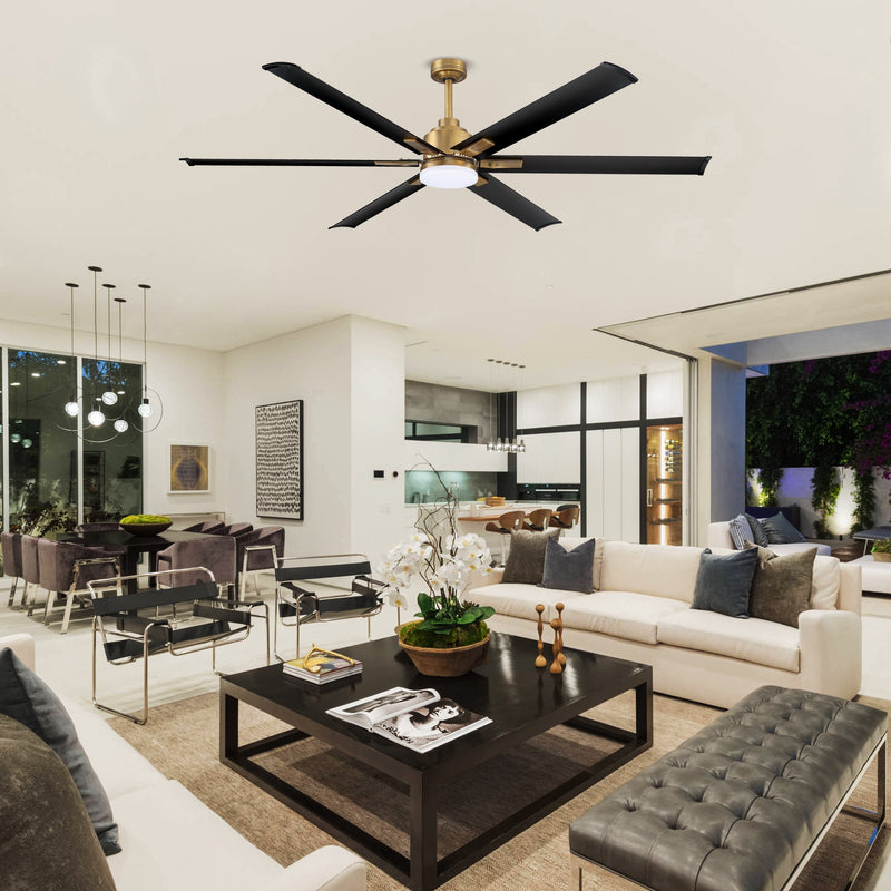 Bankston Ceiling Fan with Light 72B