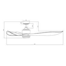 Misael Propeller Ceiling Fan 66"