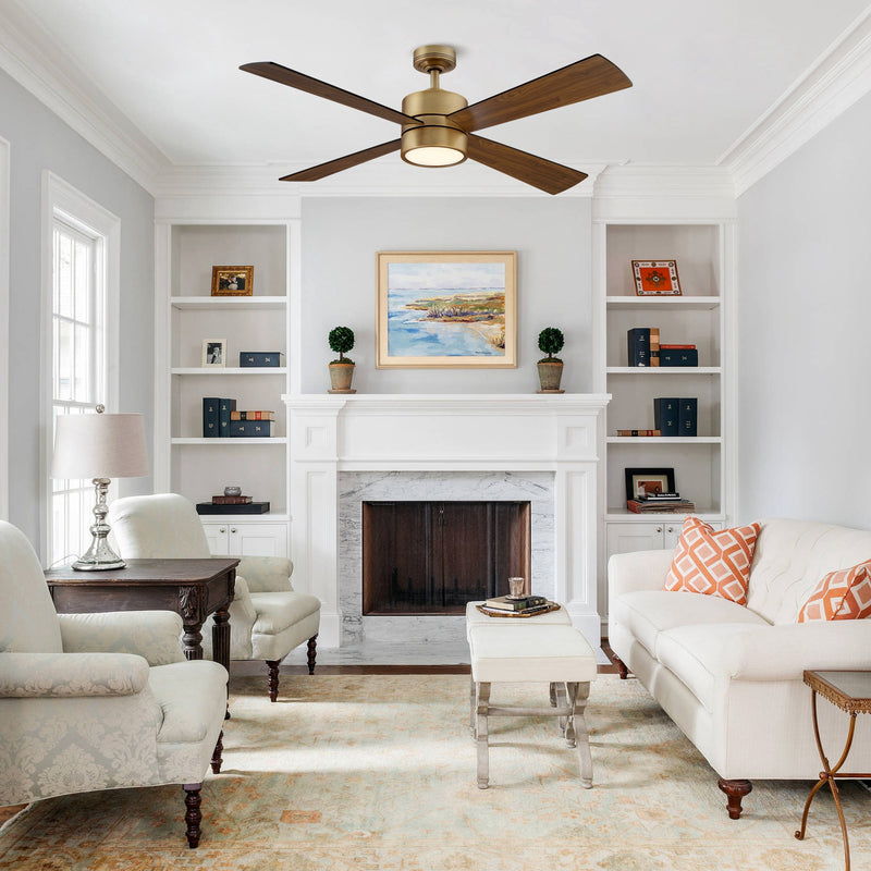 Bucholz Ceiling Fan with Light 52"