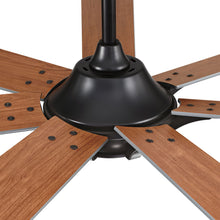 Farmhouse Nickel Ceiling Fan 72"