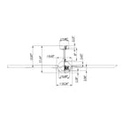 Farmhouse Nickel Ceiling Fan 72"