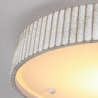 Rattan Weave Flush Mount 17B