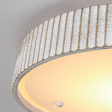 Rattan Weave Flush Mount 17B