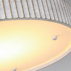 Rattan Weave Flush Mount 17B
