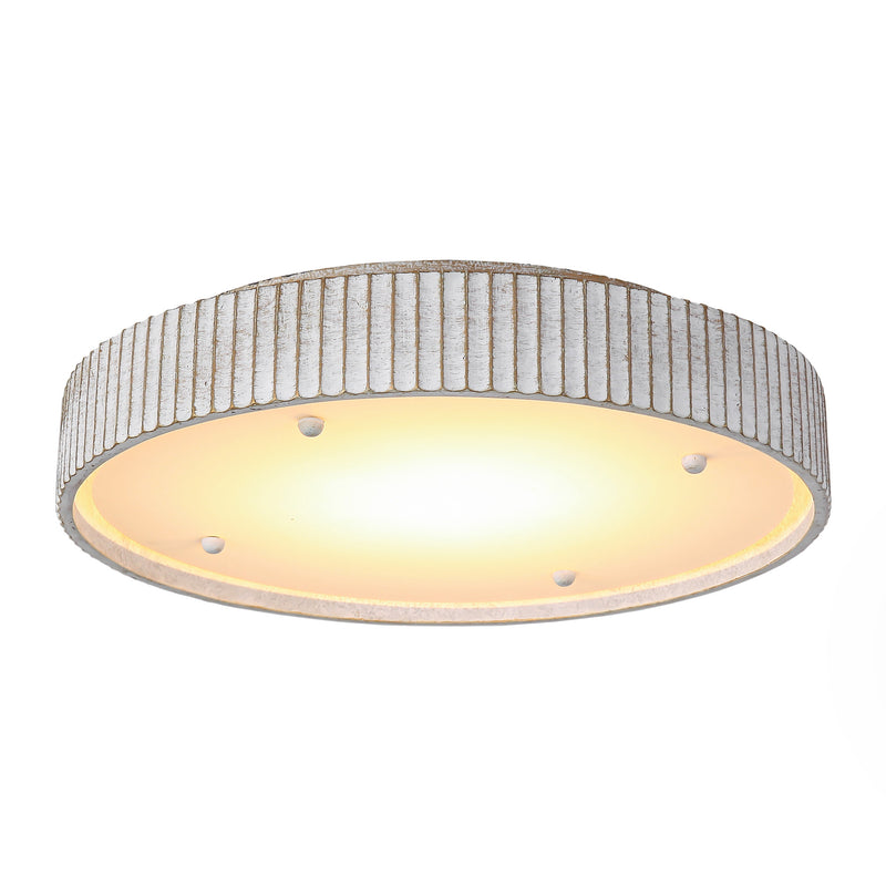 Rattan Weave Flush Mount 17B