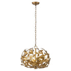 Vic Golden Chandelier 20"