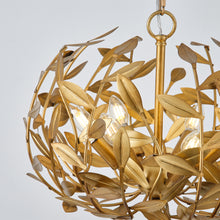 Vic Golden Chandelier 20"