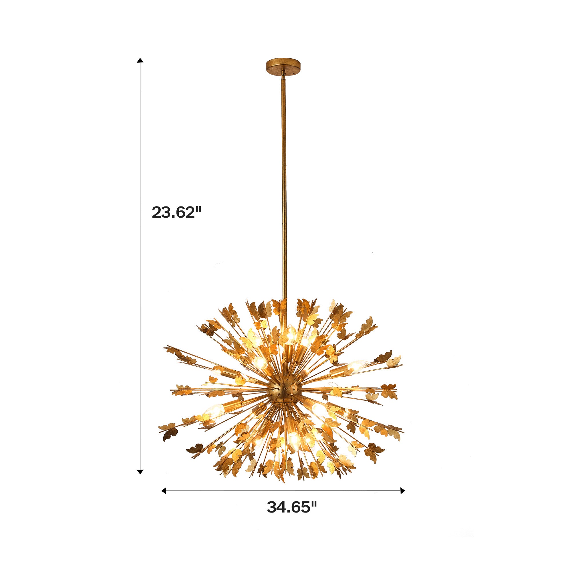 Lydia Chandelier 35"