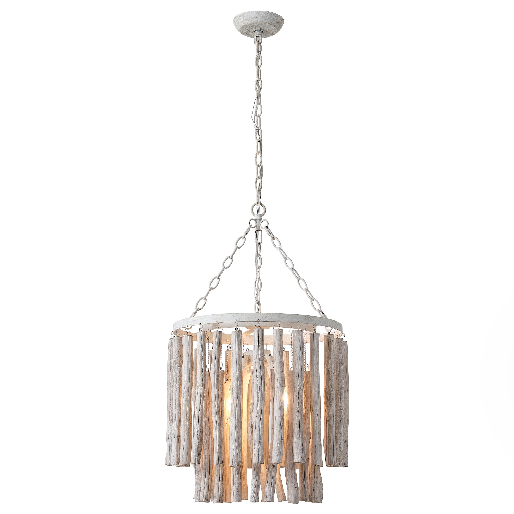 Milo Wooden Chandelier 17"