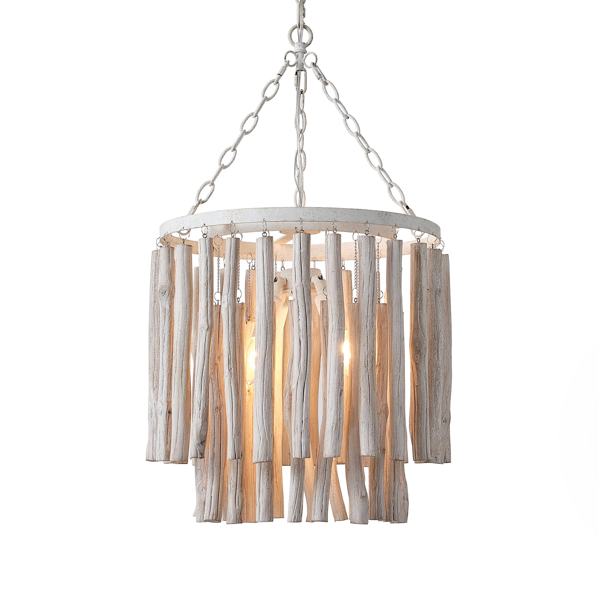 Milo Wooden Chandelier 17"