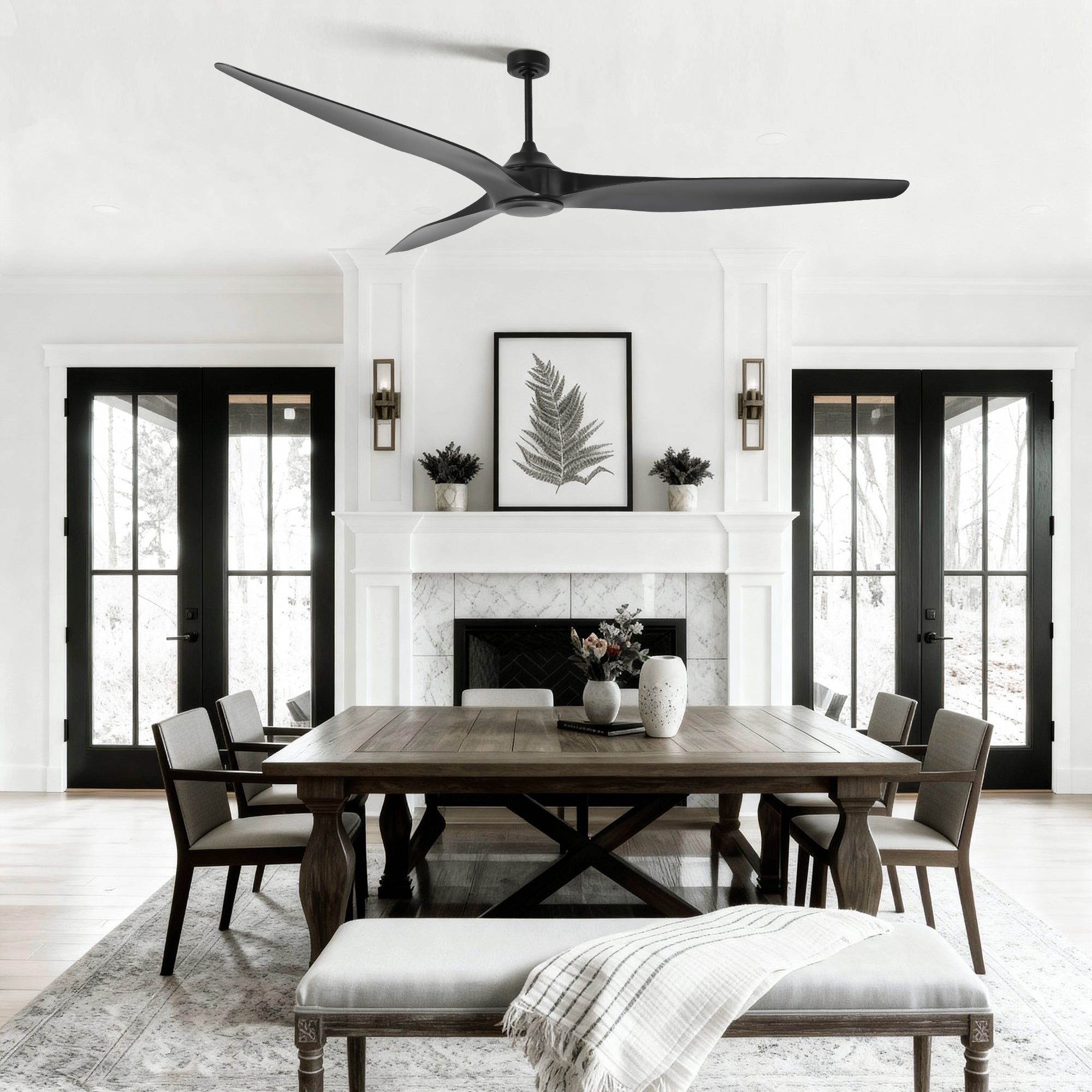 Simon Outdoor Ceiling Fan 100"