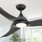 Industrial Ceiling Fan with Light 52"