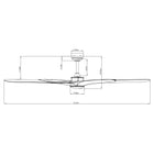 Jaydn Ceiling Fan with Light 72"