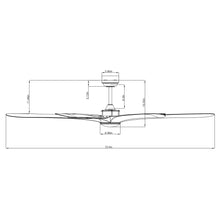 Jaydn Ceiling Fan with Light 72"