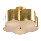 Golden Semi-Flush Ceiling Light