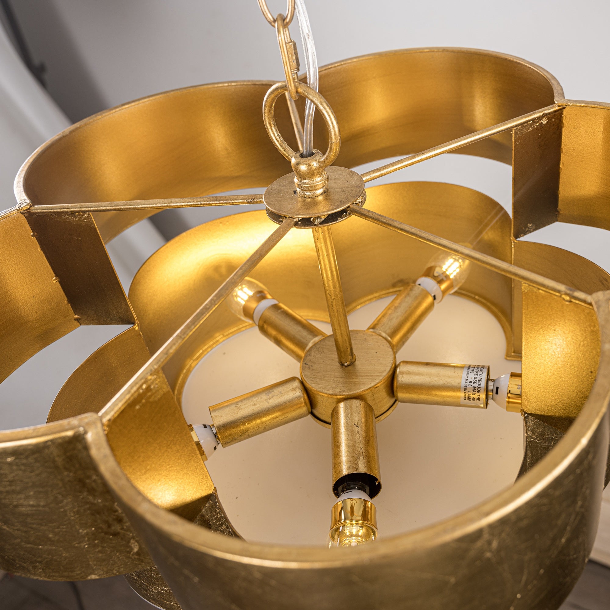 Golden Iron Island Pendant