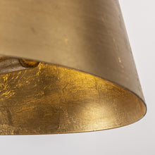 Golden Semi-Flush Mount