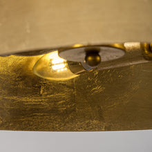 Golden Semi-Flush Mount