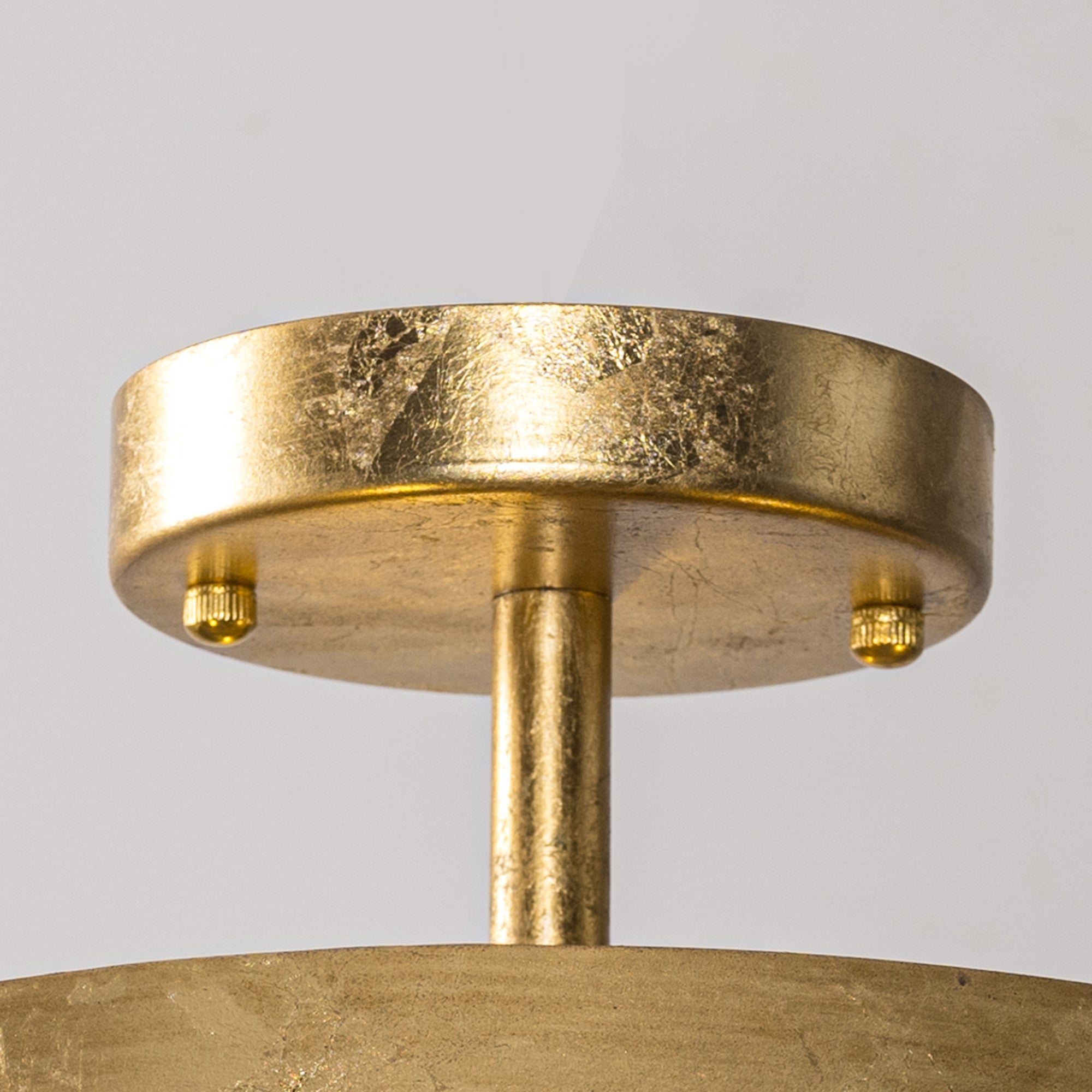 Golden Semi-Flush Mount