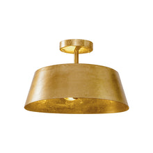 Golden Semi-Flush Mount