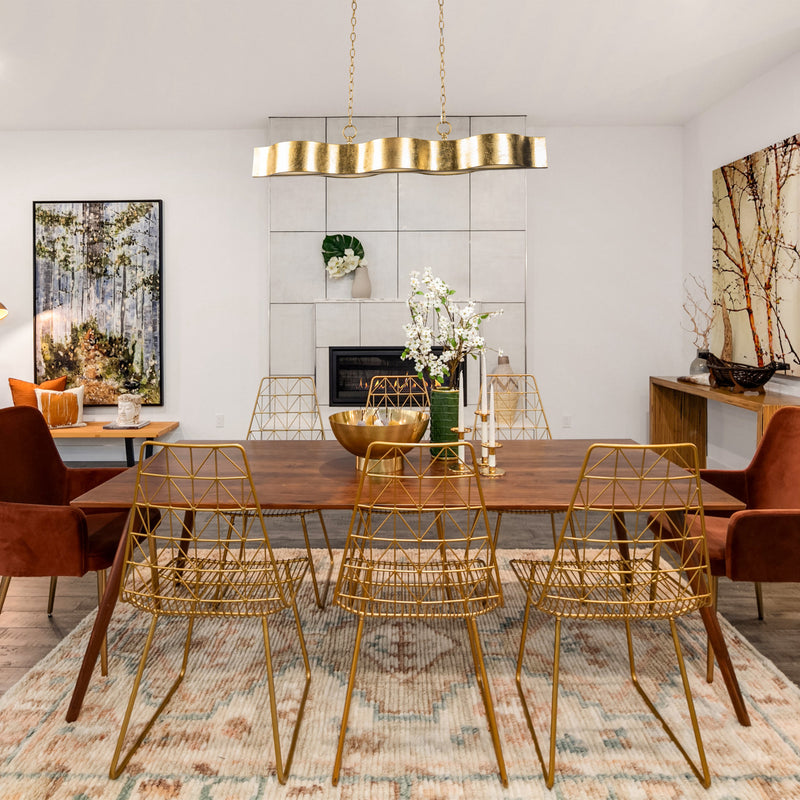 Golden Modern Island Pendant