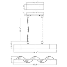 Golden Modern Island Pendant