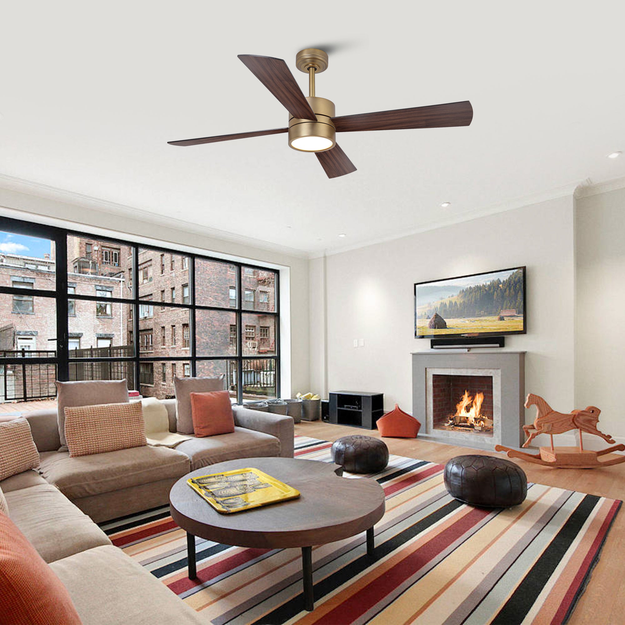 Bucholz RGB Ceiling Fan 52B