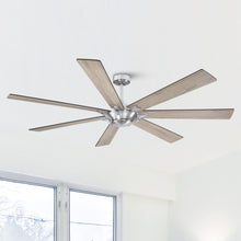 Farmhouse Nickel Ceiling Fan 72C
