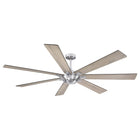 Farmhouse Nickel Ceiling Fan 72C