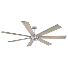 Farmhouse Nickel Ceiling Fan 72C