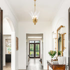 Vito Feather Pendant 17"