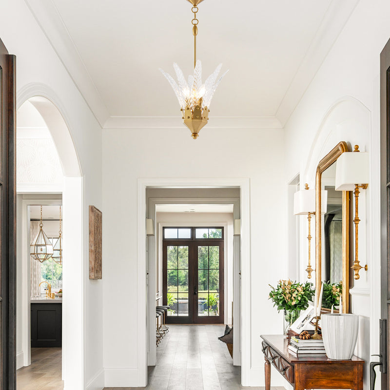 Vito Feather Pendant 17"